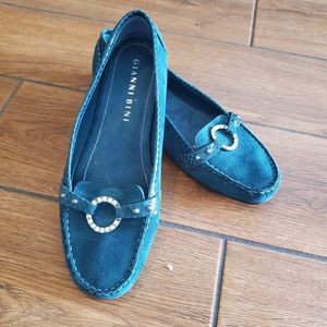 COPY - Turquoise Gianni Bini suede loafers sz 8.5